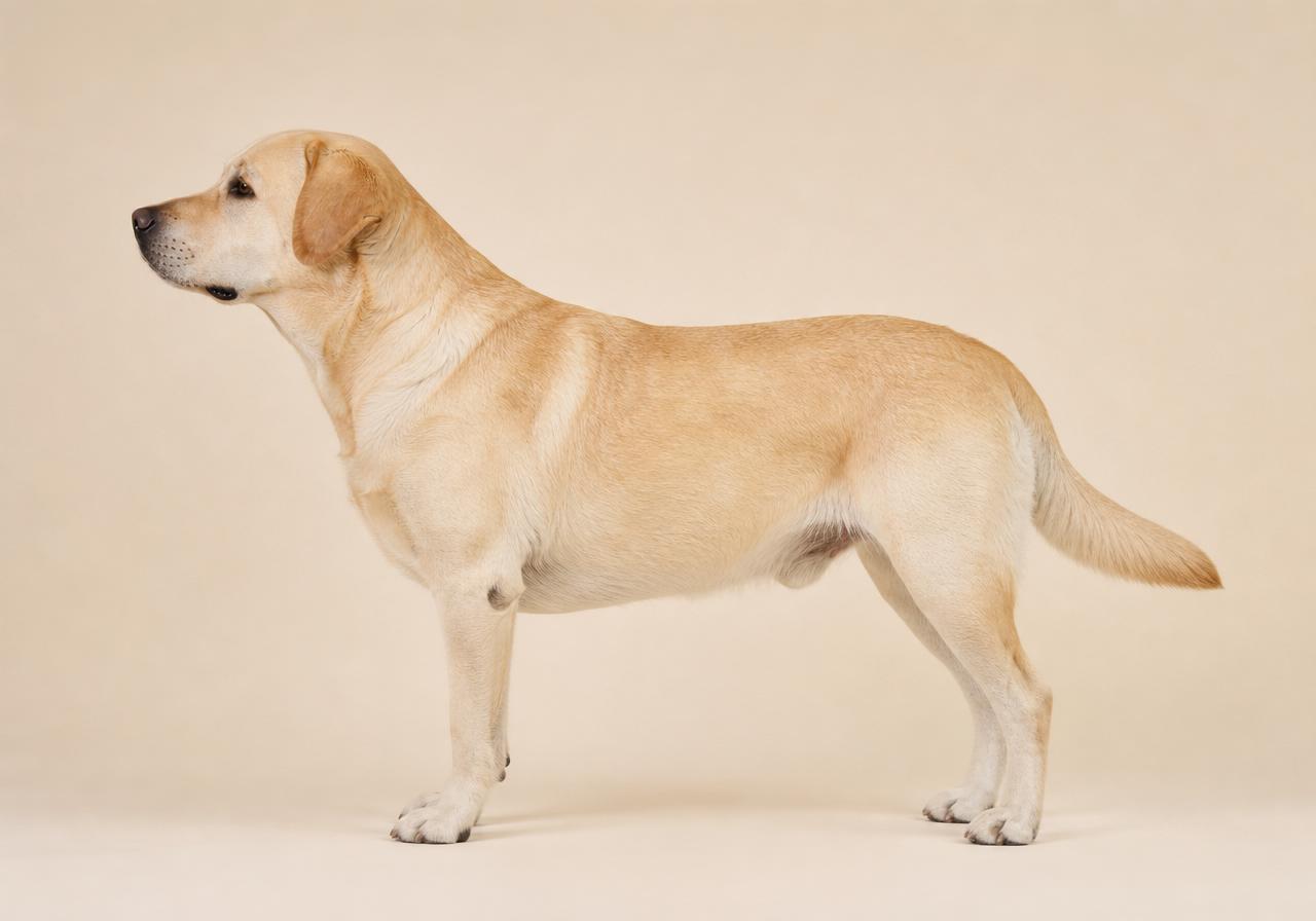 Dog labelled anatomy