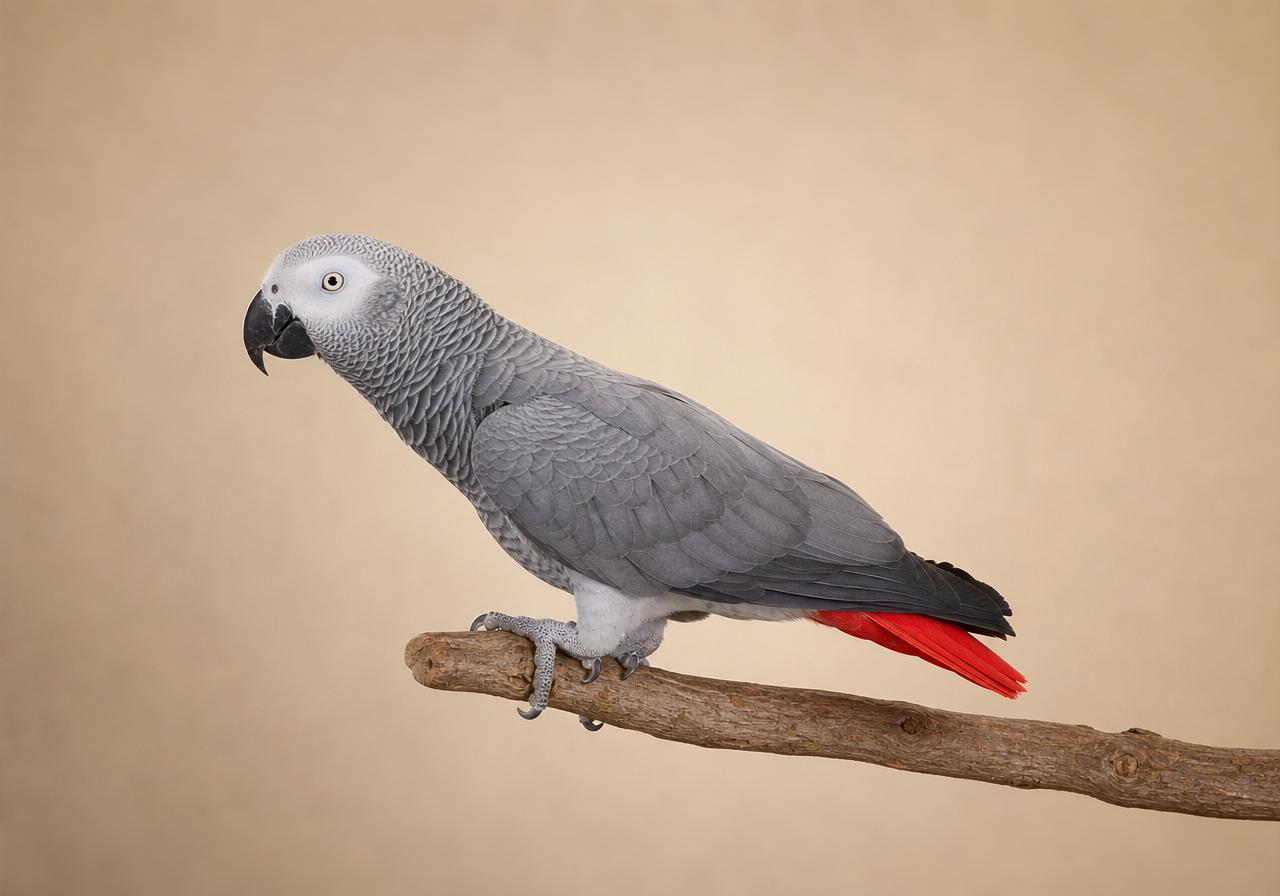 Parrot labelled anatomy