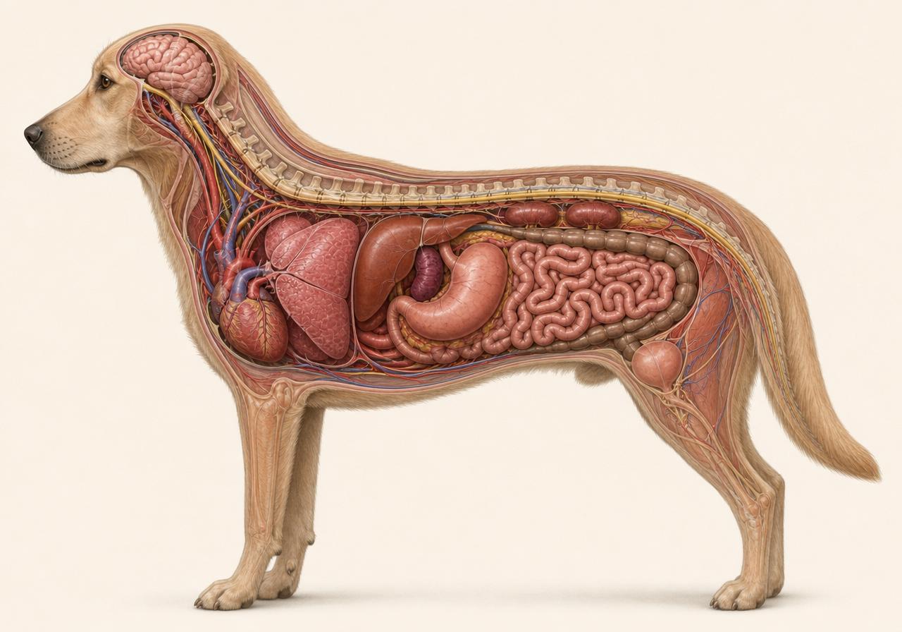 Dog organs